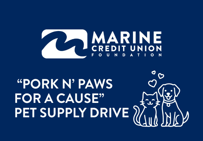 Marine Credit Union Pork n' Paws Pet Supply Drive Platteville