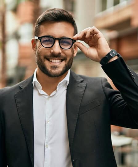 Happy man just bought an investment property.